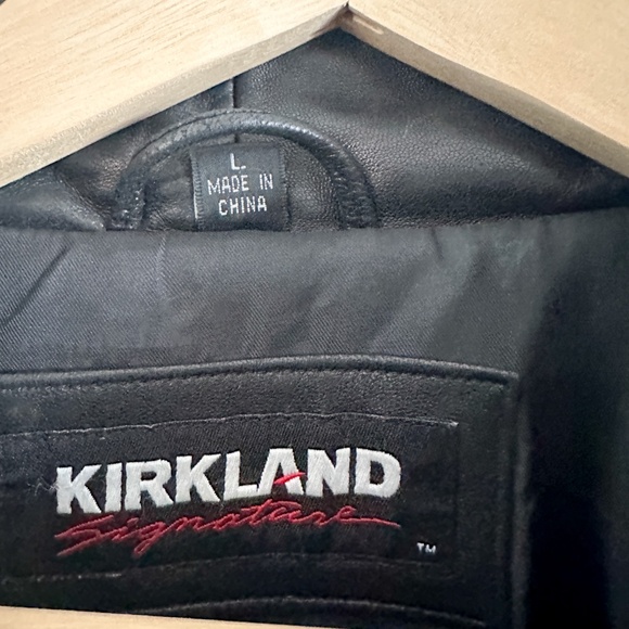Y2K Kirkland Leather Jacket | Vintage Leather Jacket Size: Large - Picture 3 of 6